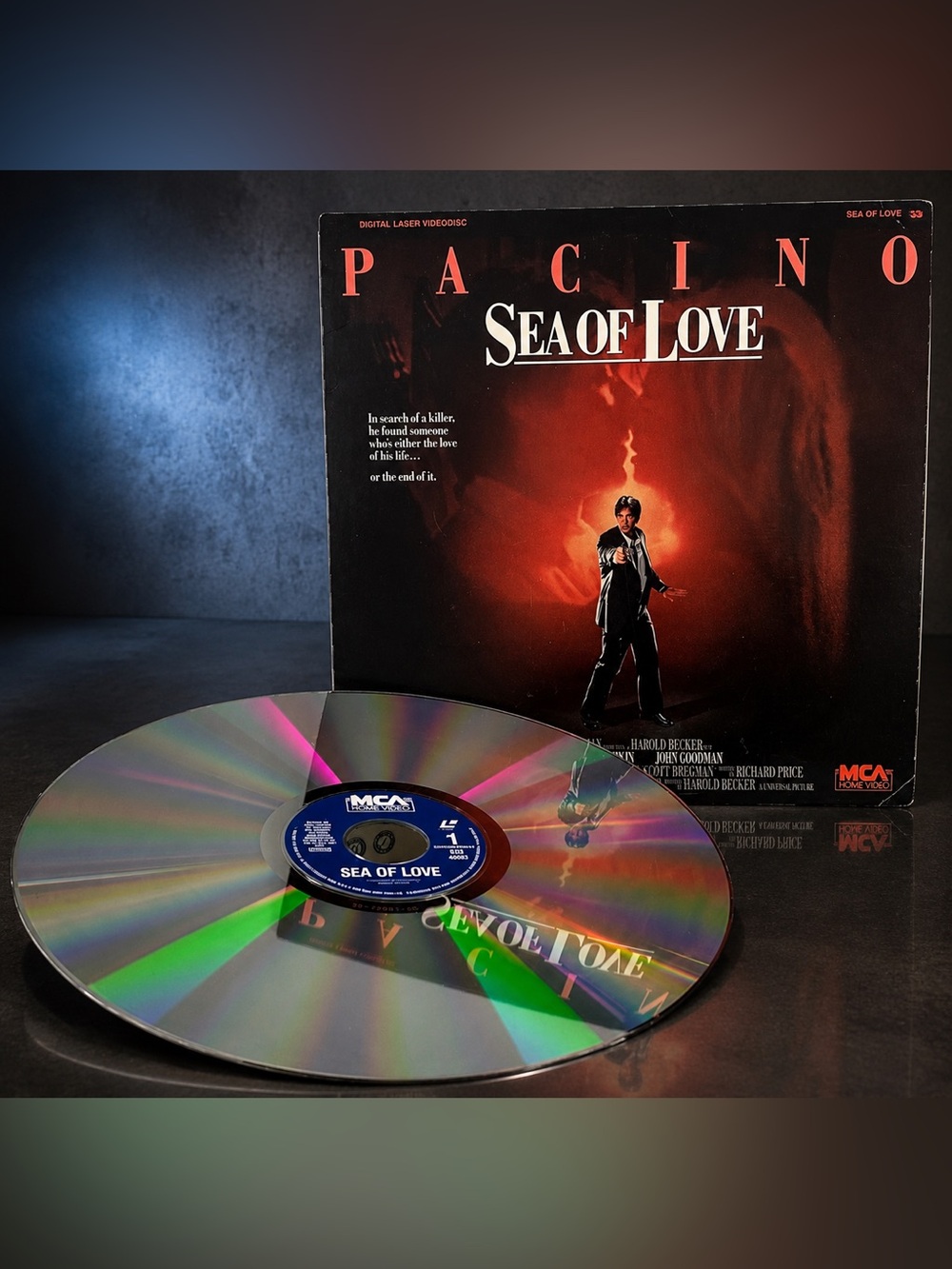 Sea of Love LaserDisc 1990 MCA Home Video Al Pacino Ellen Barkin CLV LD